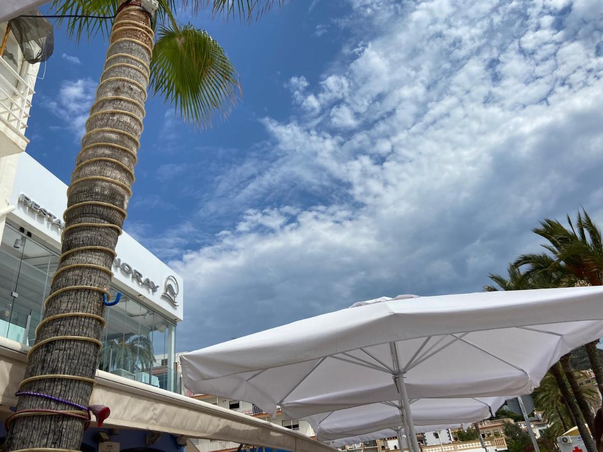 Javea Au Port Vue Mer Devant La Plage Grand Appartement Terrasse Clim Et Wifi Bagian luar foto