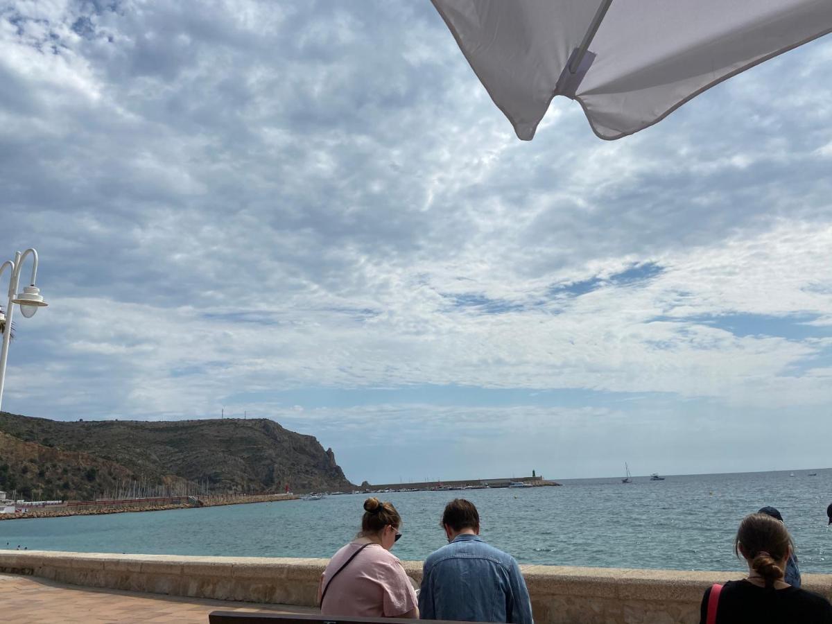 Javea Au Port Vue Mer Devant La Plage Grand Appartement Terrasse Clim Et Wifi Bagian luar foto