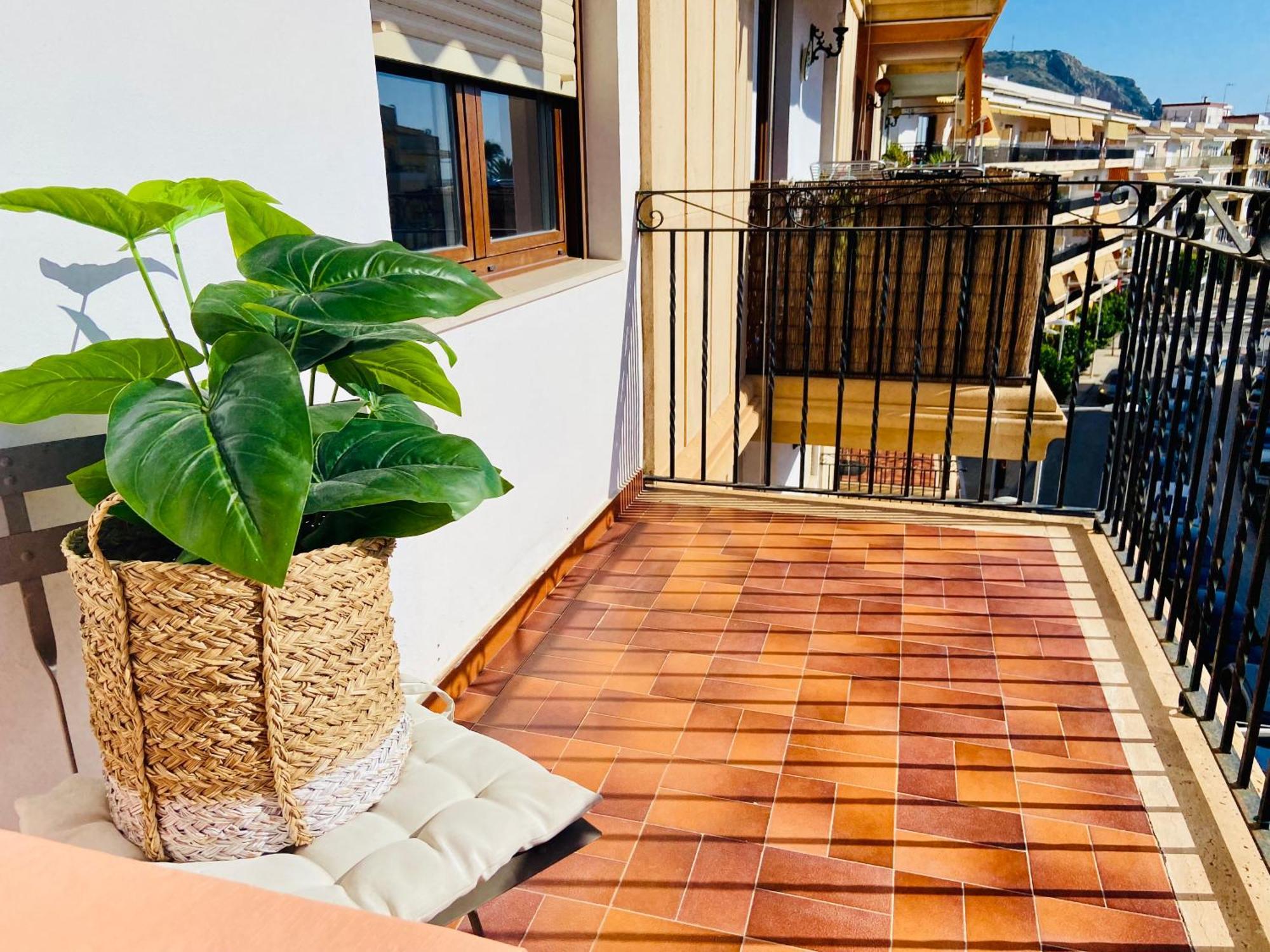 Javea Au Port Vue Mer Devant La Plage Grand Appartement Terrasse Clim Et Wifi Bagian luar foto